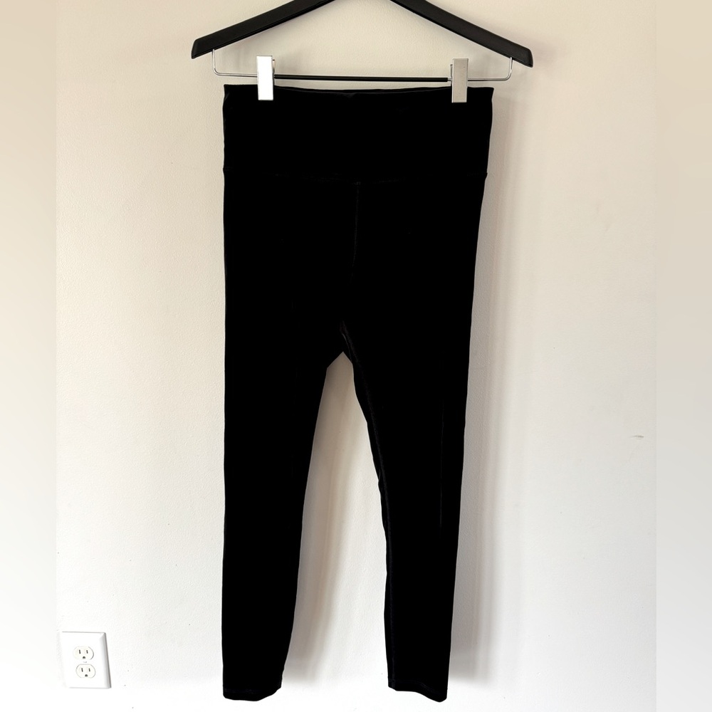 Althleta black velvet legging